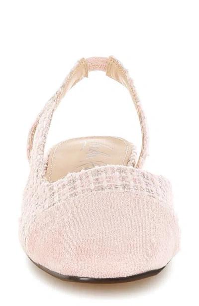 London Rag Karita Tweed D'orsay Slingback Pump In Pink