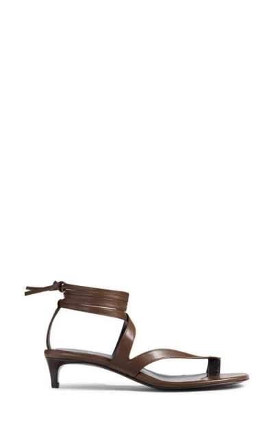 Khaite Aimee Strappy Kitten Heel Sandal