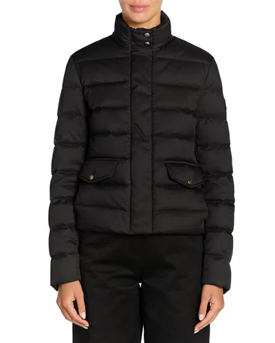 Moncler Bessettes Quilted Down Jacket In Black