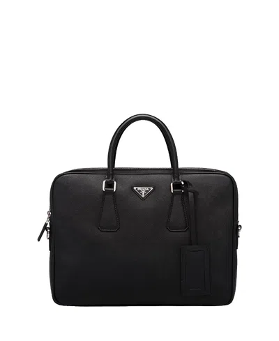 Prada Saffiano Leather Work Bag