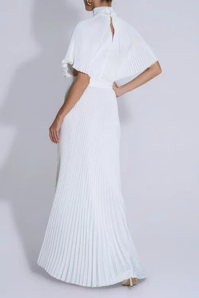 L'idée Woman Anais Split Gown In White