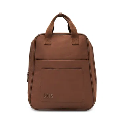Beis The Expandable Backpack In Maple In Brown