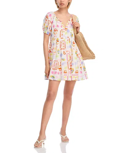 Aqua Fish Easy Mini Dress - Exclusive In Multi