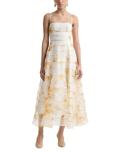 Altuzarra Connie Silk Dress In Neutral