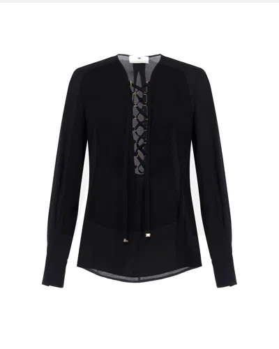 Elisabetta Franchi Blouse In Animal Print