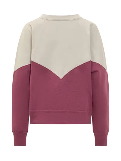 Isabel Marant Étoile Isabel Marant Etoile Two-tone Cotton Blend Houston Sweatshirt In Multi