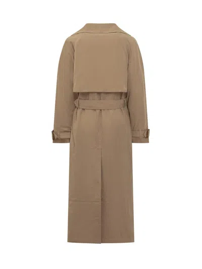 Isabel Marant Elea-ga Trench In Neutral