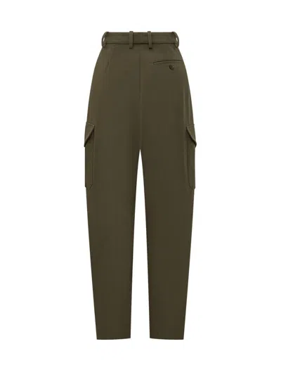 Givenchy Cotton Blend High Waist Cargo Pants