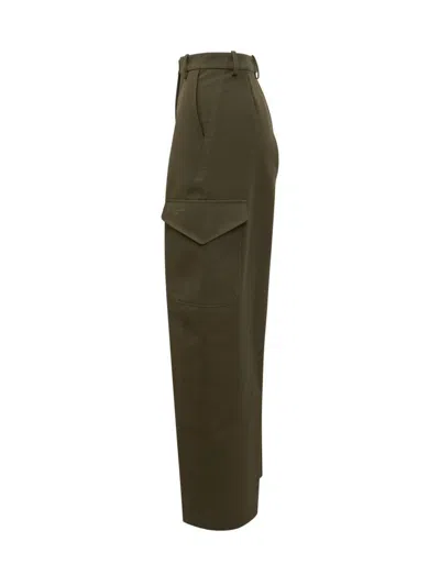 Givenchy Cotton Blend High Waist Cargo Pants
