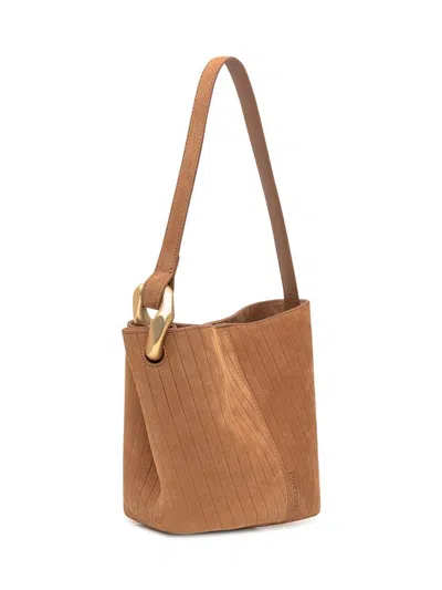 Jw Anderson Small Corner Bucket In Orange