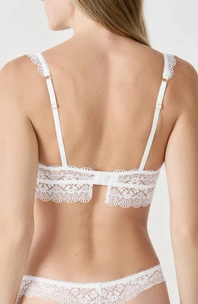 Etam Souffle Wireless Longline Bra In White