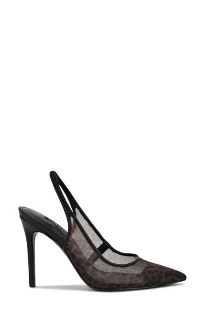 Nine West Feather Pointed Toe Slingback Pump