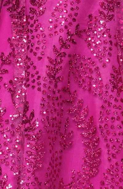 Blondie Nites Sequin Minidress In Purple