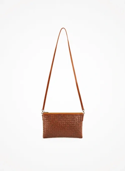 Deux Mains Woven Crossbody Bag