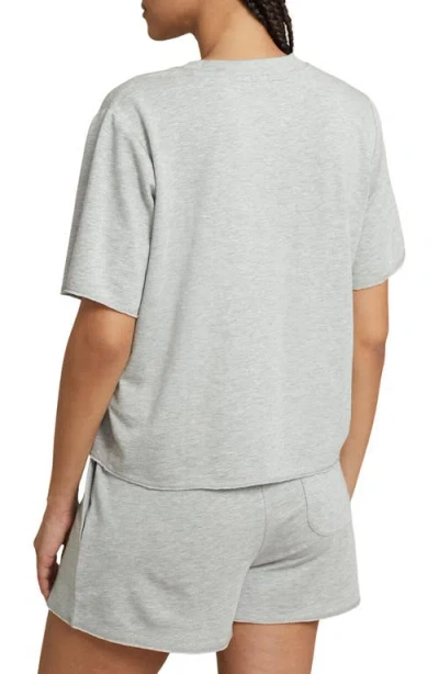 Polo Ralph Lauren Terry Short Sleeve Shorty Set In Gray