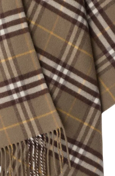 Burberry Check Double Face Wool & Cashmere Cape