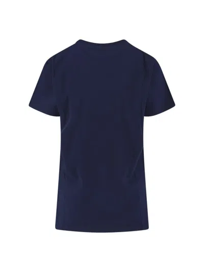Vivienne Westwood Crew Neck Graphic Print Short Sleeves Top In Blue