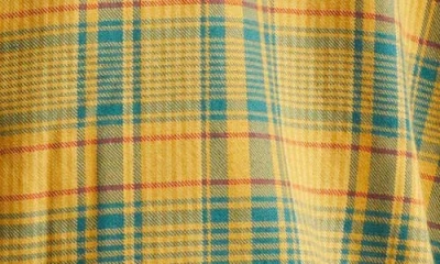 The Elder Statesman Plaid Pashmina Big Cashmere & Wool Button-up Shirt In Multi