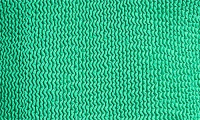 Hunza G Womens Emerald Sadie Scoop-neck Crinkle-textured Swimsuit
