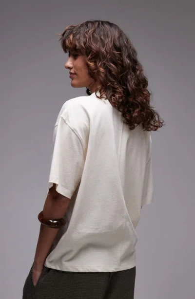 Topshop Oversize Boxy T-shirt In White