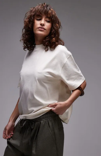 Topshop Oversize Boxy T-shirt In White