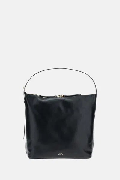 Apc A.p.c. Women Vera Leather Shoulder Bag