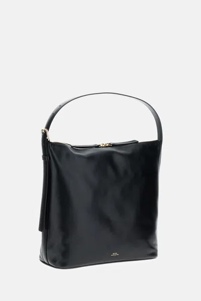 Apc A.p.c. Women Vera Leather Shoulder Bag