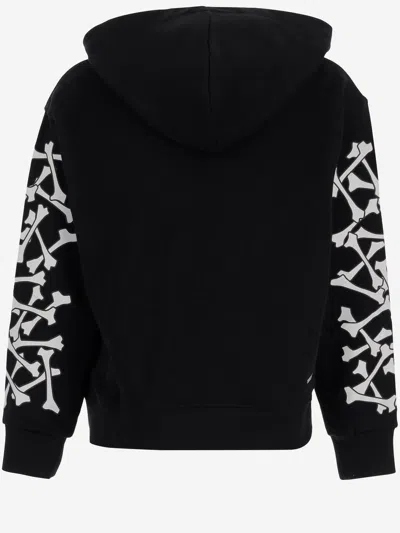 Amiri Cotton Sweatshirt With Print And Logo In Black