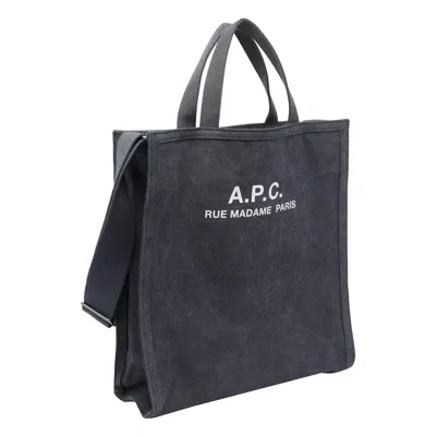 Apc A.p.c. Men Recuperation Shopper Bag In Gray
