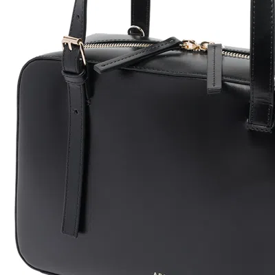 Apc Black Shoulder Bag With Versatile Carrying Options