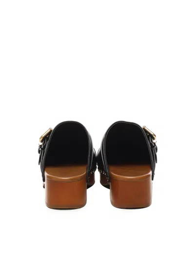 Chloé Women Jeannette Leather Clogs