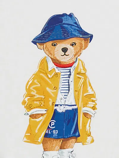 Polo Ralph Lauren Polo Bear Cotton Jersey Tee In White