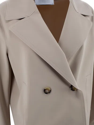 Harris Wharf London Double-breasted Tailored Blazer Adjustable Cuffs In Neutral