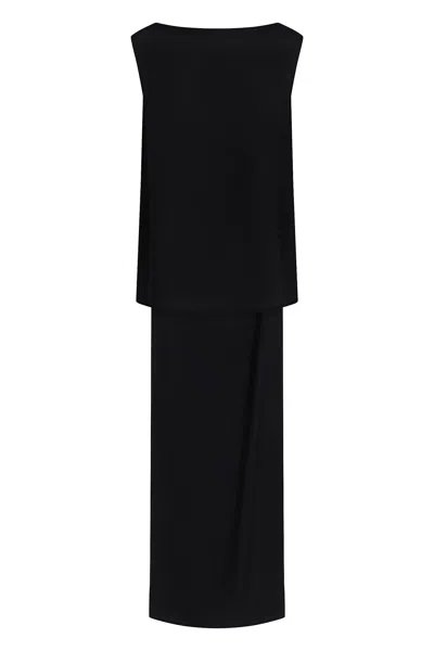 P.a.r.o.s.h Parosh Silk Blouse In Black