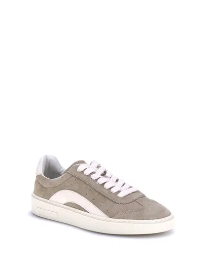 Dsquared2 Urban Edge Suede Sneakers In Neutral