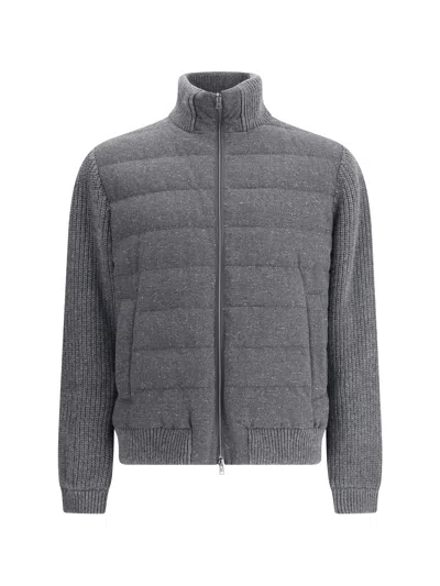 Herno Men Wool Bomber Jacket