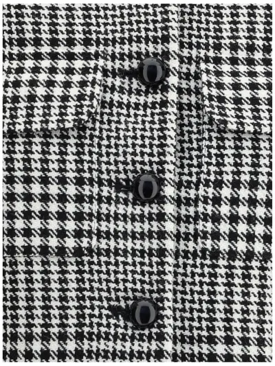 Self-portrait Wool Houndstooth Tailored Jacket Jackets Multicolor