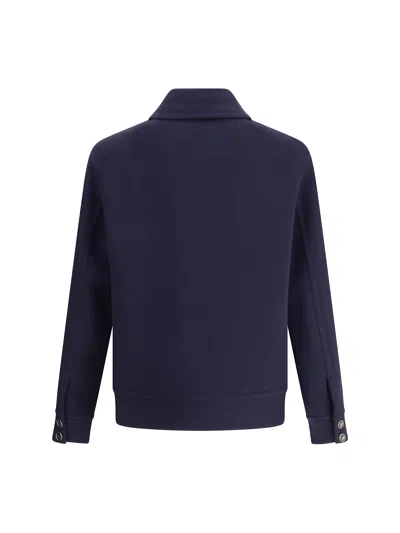 Valentino Virgin Wool Jacket In Blue