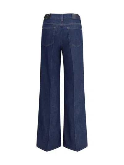 7 For All Mankind High Rise Wide Leg Pants In Halona