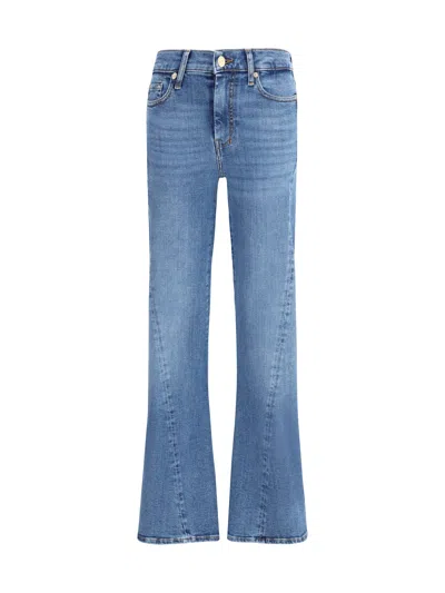 7 For All Mankind Tailorless Flare Jeans Enhancing Silhouette