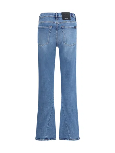 7 For All Mankind Tailorless Flare Jeans Enhancing Silhouette