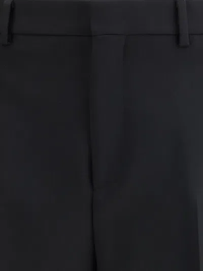Gucci Wool Blend Twill Bush Trousers