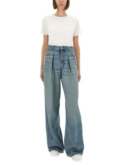 Haikure Candy Wide-leg Jeans In Blue