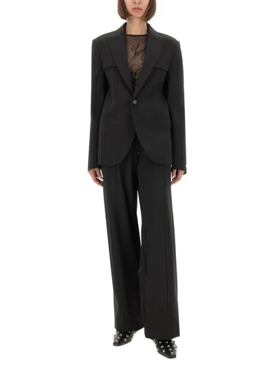 Jean Paul Gaultier Tailored Jacket With Structured Shoulders And Front Pockets