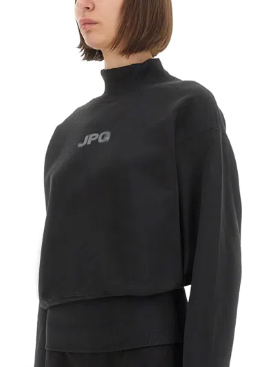 Jean Paul Gaultier Knitwear With Long Sleeves And Mock Neck In Black