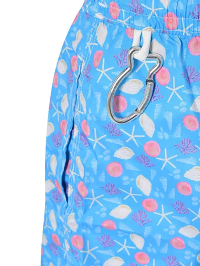 Fedeli Swim Trousers Woven Fabric Man In Blue