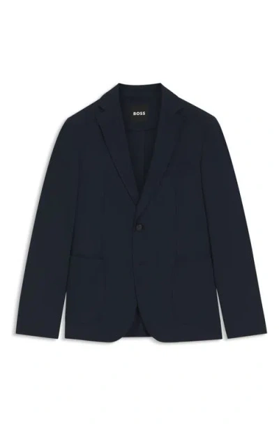 Hugo Boss Boss Hanry Slim Fit Stretch Twill Sport Coat In Blue