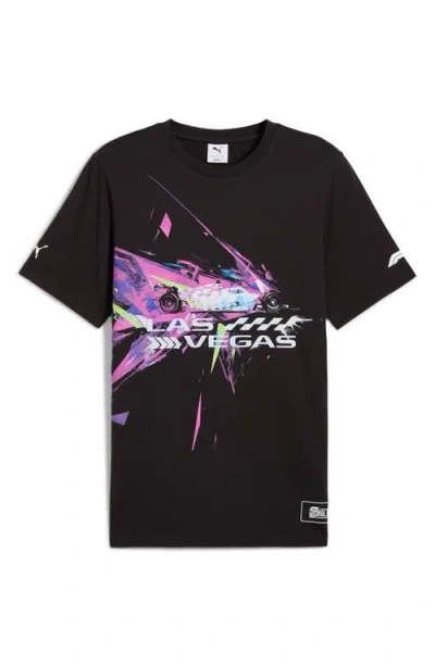 Puma Formula 1® Las Vegas Race Graphic T-shirt In Black