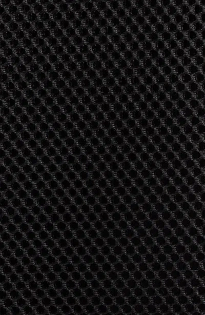 Max Mara Boxy Jacket In Technical Mesh In Black