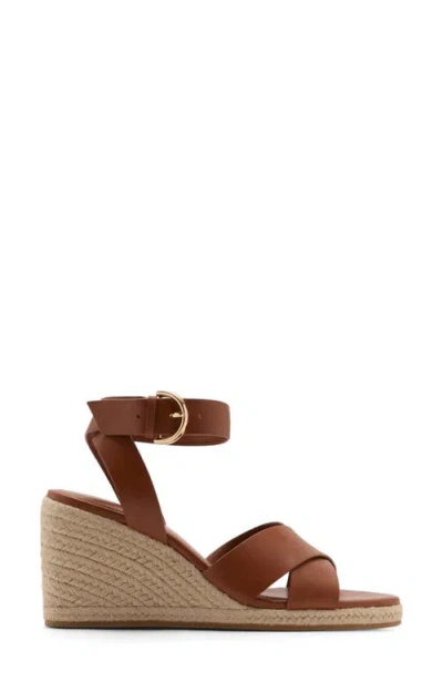 Mango Ankle Strap Wedge Sandal